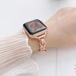 Cinturino di ricambio per cinturino in metallo a fila singola per Apple Watch Series, 7 41mm / 6 & SE & 5 & 4 40mm / 3 & 2 & 1 38mm, 7 45mm / 6 & SE & 5 & 4 44mm / 3 & 2 & 1 42mm