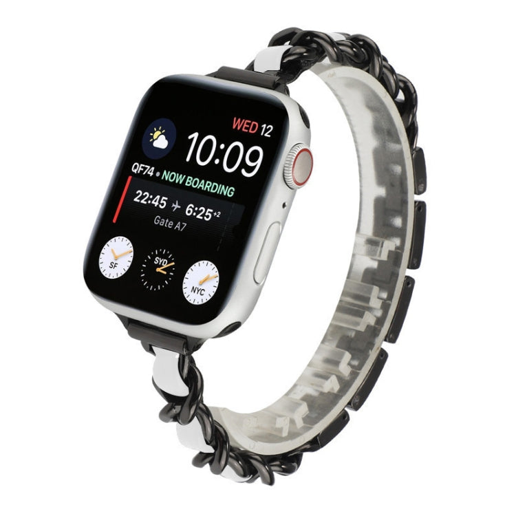 Cinturino di ricambio per cinturino in metallo a fila singola per Apple Watch Series, 7 41mm / 6 & SE & 5 & 4 40mm / 3 & 2 & 1 38mm, 7 45mm / 6 & SE & 5 & 4 44mm / 3 & 2 & 1 42mm