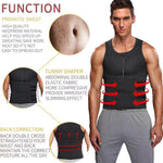 Gilet modellante vita in neoprene uomo