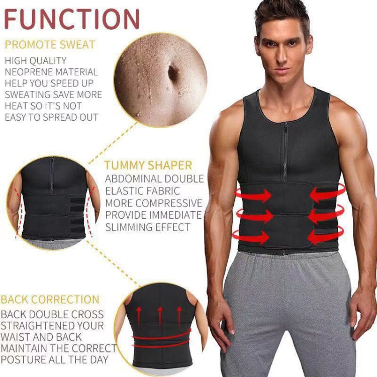 Gilet modellante vita in neoprene uomo