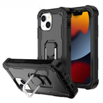Custodia antiurto 3 strati con supporto per iPhone 13 mini