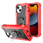 Custodia antiurto 3 strati con supporto per iPhone 13 mini