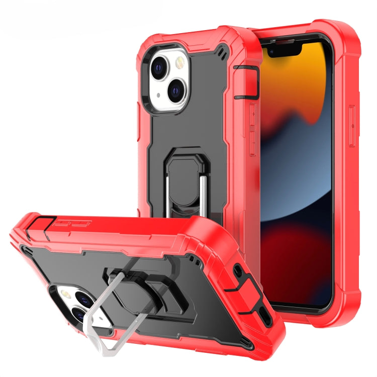 Custodia antiurto 3 strati con supporto per iPhone 13 mini