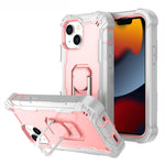 Custodia antiurto 3 strati con supporto per iPhone 13 mini