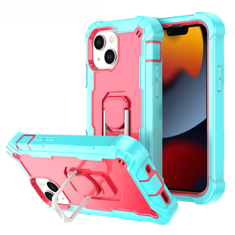 Custodia antiurto 3 strati con supporto per iPhone 13 mini