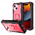 Custodia antiurto 3 strati con supporto per iPhone 13 mini