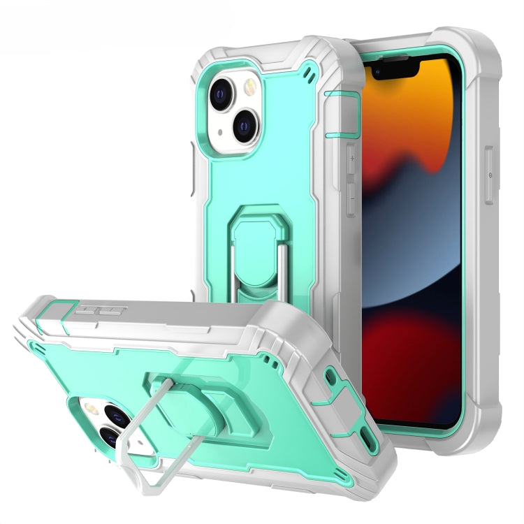 Custodia antiurto 3 strati con supporto per iPhone 13 mini
