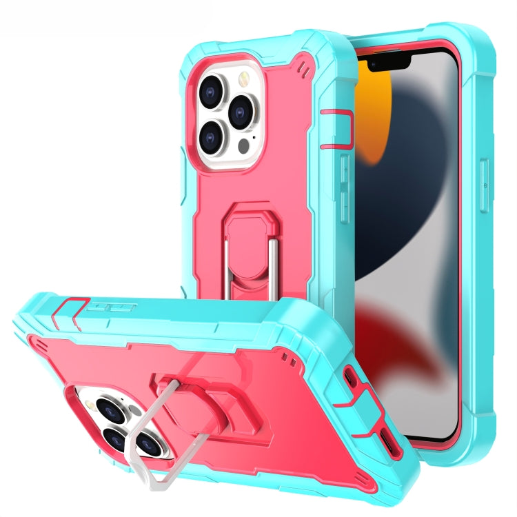 Custodia protettiva antiurto 3 strati con supporto per iPhone 13