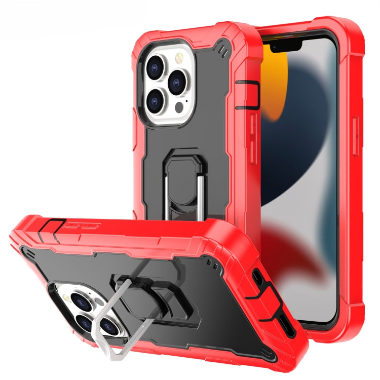 Custodia protettiva antiurto 3 strati con supporto per iPhone 13
