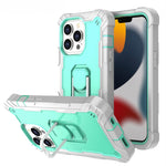 Custodia protettiva antiurto 3 strati con supporto per iPhone 13