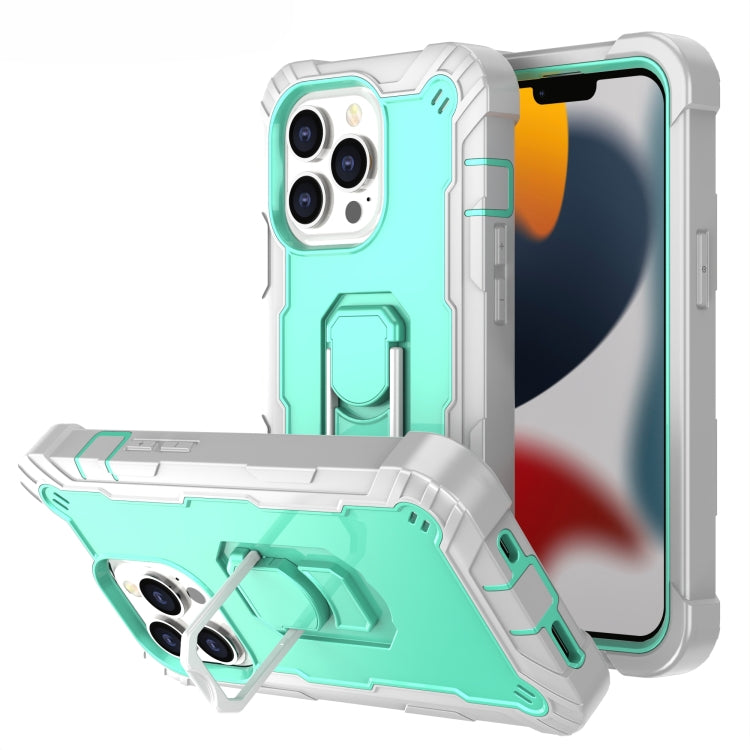 Custodia protettiva antiurto 3 strati con supporto per iPhone 13