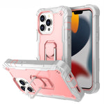 Custodia protettiva antiurto 3 strati con supporto per iPhone 13