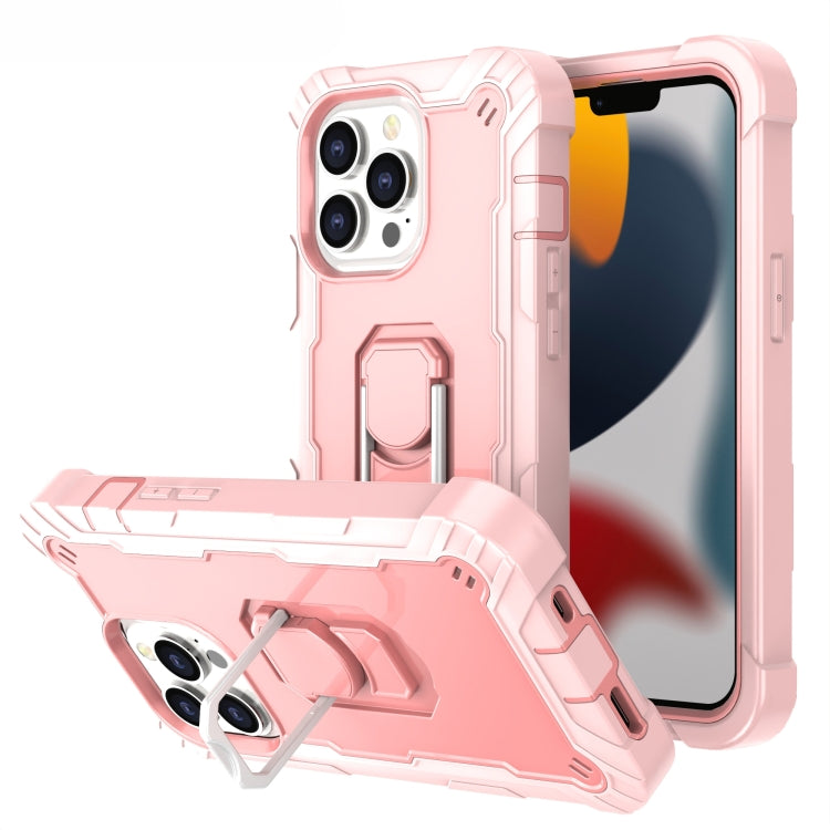 Custodia protettiva antiurto 3 strati con supporto per iPhone 13