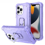 Custodia protettiva antiurto 3 strati con supporto per iPhone 13