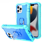 Custodia protettiva antiurto 3 strati con supporto per iPhone 13
