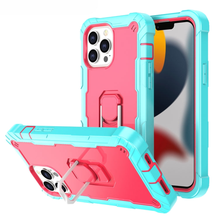 Custodia protettiva antiurto 3 strati con supporto per iPhone 13