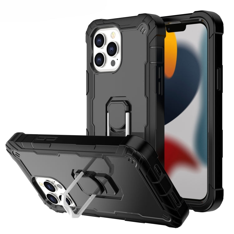 Custodia protettiva antiurto 3 strati con supporto per iPhone 13