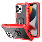 Custodia protettiva antiurto 3 strati con supporto per iPhone 13