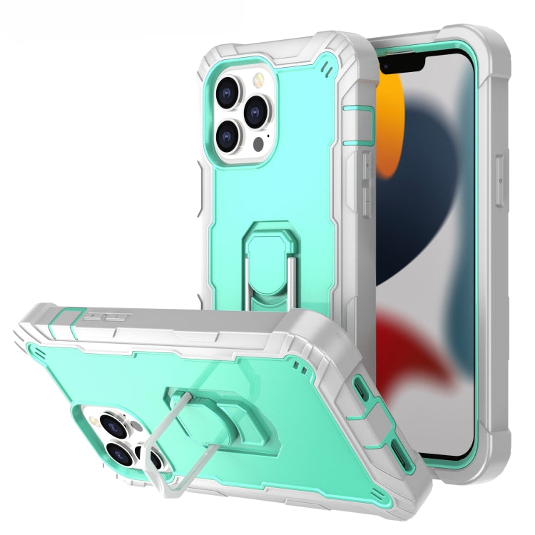 Custodia protettiva antiurto 3 strati con supporto per iPhone 13