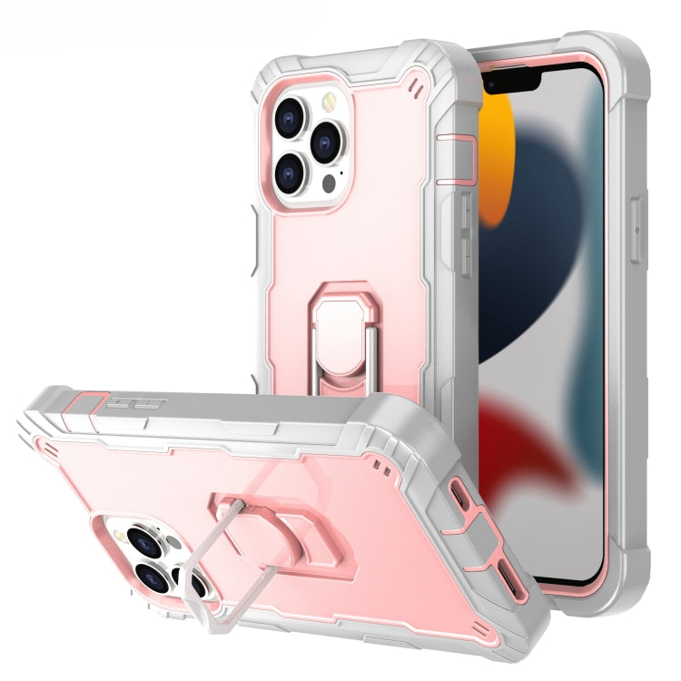 Custodia protettiva antiurto 3 strati con supporto per iPhone 13