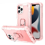 Custodia protettiva antiurto 3 strati con supporto per iPhone 13
