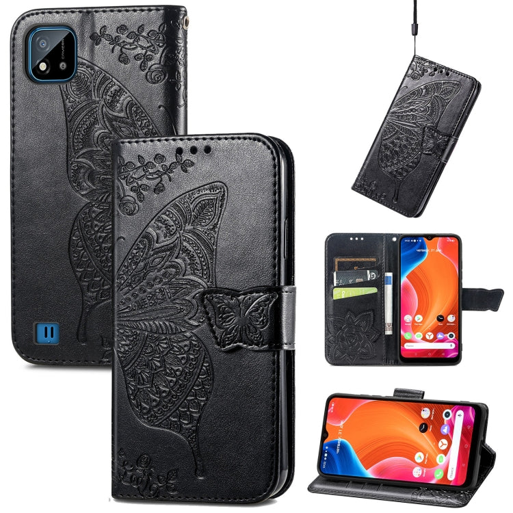 Custodia portafoglio in pelle con slot carte per Realme C20