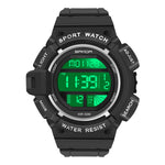 SANDA 2106 LED Display Digitale Sveglia Luminosa Orologio Sportivo da Uomo per Sport all'Aria Aperta