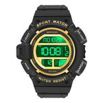 SANDA 2106 LED Display Digitale Sveglia Luminosa Orologio Sportivo da Uomo per Sport all'Aria Aperta