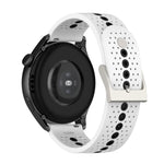 Cinturino di ricambio per cinturino in silicone con foro colorato universale, 22mm, 20mm