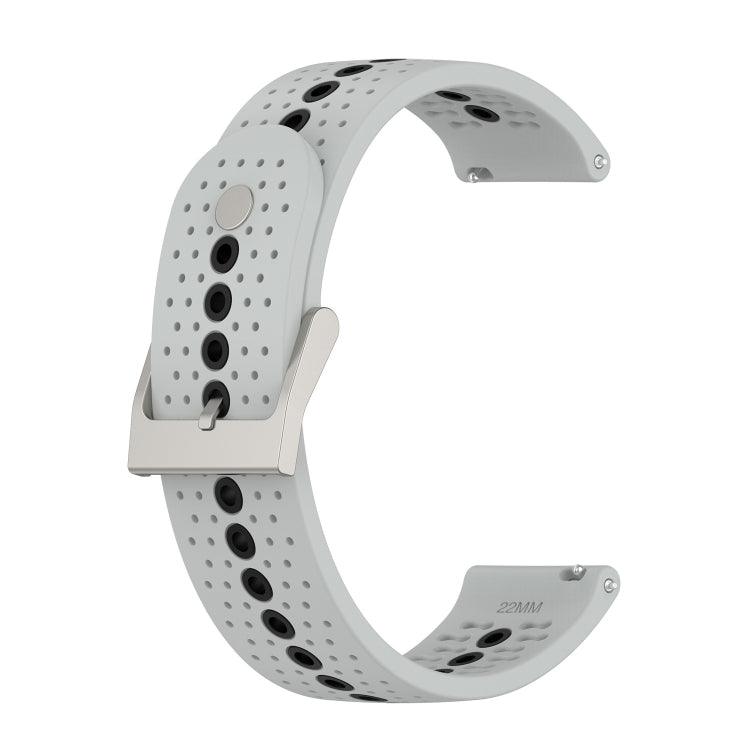 Cinturino di ricambio per cinturino in silicone con foro colorato universale, For Suunto 9 Peak