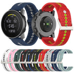 Cinturino di ricambio per cinturino in silicone con foro colorato universale, For Suunto 9 Peak