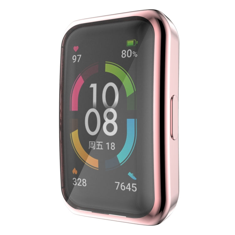 Custodia protettiva galvanica in TPU a copertura totale, For Huawei Band 6 / 6 Pro / Honor Band 6