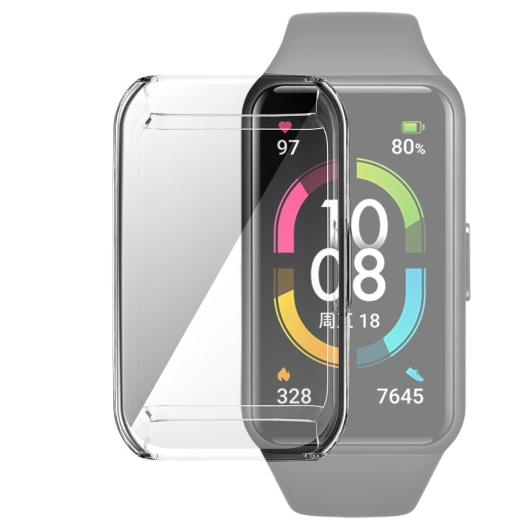 Custodia protettiva galvanica in TPU a copertura totale, For Huawei Band 6 / 6 Pro / Honor Band 6