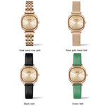SANDA P1098 Orologio al quarzo da donna con quadrante ovale con scala a barra semplice