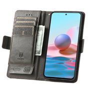 CustodiaNeo Business Custodia in pelle PU con doppia fibbia magnetica con giunzione orizzontale con supporto, slot per carte e portafoglio, For Xiaomi Redmi Note 10, For Xiaomi Redmi Note 10 5G, For Xiaomi Redmi 10, For Xiaomi Redmi K40 Gaming