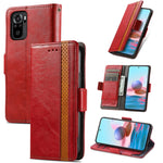 Custodia portafoglio in pelle PU per Xiaomi Redmi 10