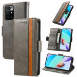 Custodia portafoglio in pelle PU per Xiaomi Redmi 10