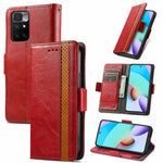 Custodia portafoglio in pelle PU per Xiaomi Redmi 10