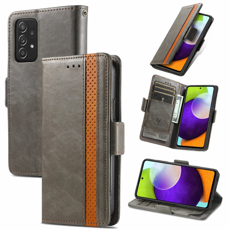 Custodia portafoglio in pelle PU con doppia fibbia per Galaxy A72