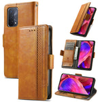 Custodia portafoglio in pelle PU con doppia fibbia per Galaxy A72