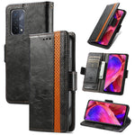 Custodia portafoglio in pelle PU con doppia fibbia per Galaxy A72