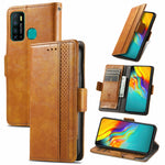 Custodia portafoglio in pelle PU con doppia fibbia per Galaxy A72