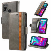 CustodiaNeo Business Custodia in pelle PU con doppia fibbia magnetica con giunzione orizzontale con supporto, slot per carte e portafoglio, For Doogee X96 Pro, For iPhone XR, For Xiaomi Redmi Note 10 JP Edition