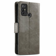 CustodiaNeo Business Custodia in pelle PU con doppia fibbia magnetica con giunzione orizzontale con supporto, slot per carte e portafoglio, For Doogee X96 Pro, For iPhone XR, For Xiaomi Redmi Note 10 JP Edition