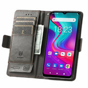 CustodiaNeo Business Custodia in pelle PU con doppia fibbia magnetica con giunzione orizzontale con supporto, slot per carte e portafoglio, For Doogee X96 Pro, For iPhone XR, For Xiaomi Redmi Note 10 JP Edition