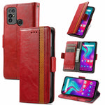 Custodia portafoglio in pelle PU con doppia fibbia per iPhone XR