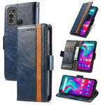 Custodia portafoglio in pelle PU con doppia fibbia per iPhone XR
