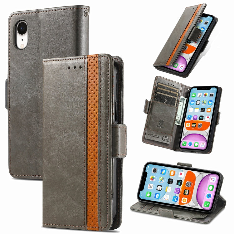 Custodia portafoglio in pelle PU con doppia fibbia per iPhone XR