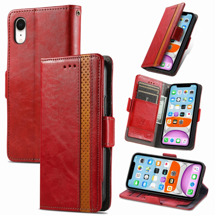 Custodia portafoglio in pelle PU con doppia fibbia per iPhone XR