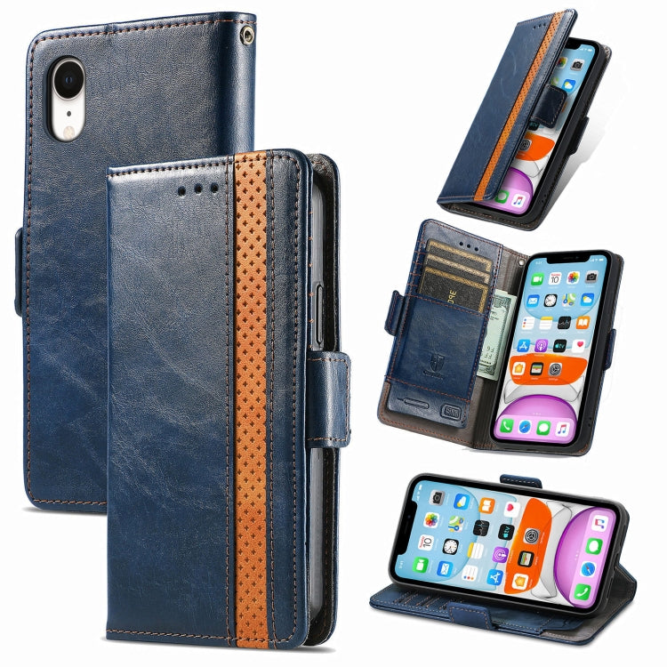 Custodia portafoglio in pelle PU con doppia fibbia per iPhone XR